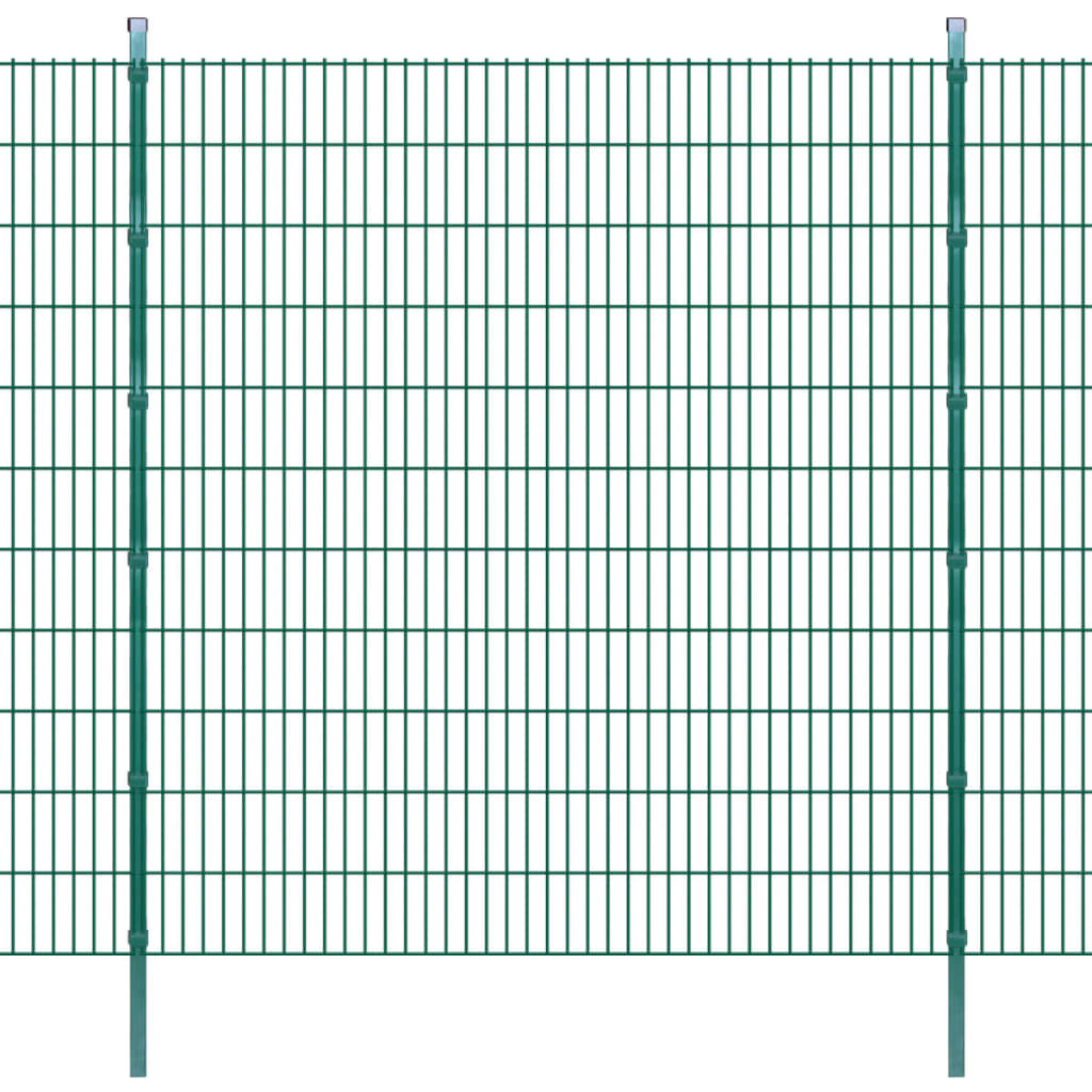 Panneaux et poteaux de clôture 2d pour jardin 2008x2230 mm 30 m