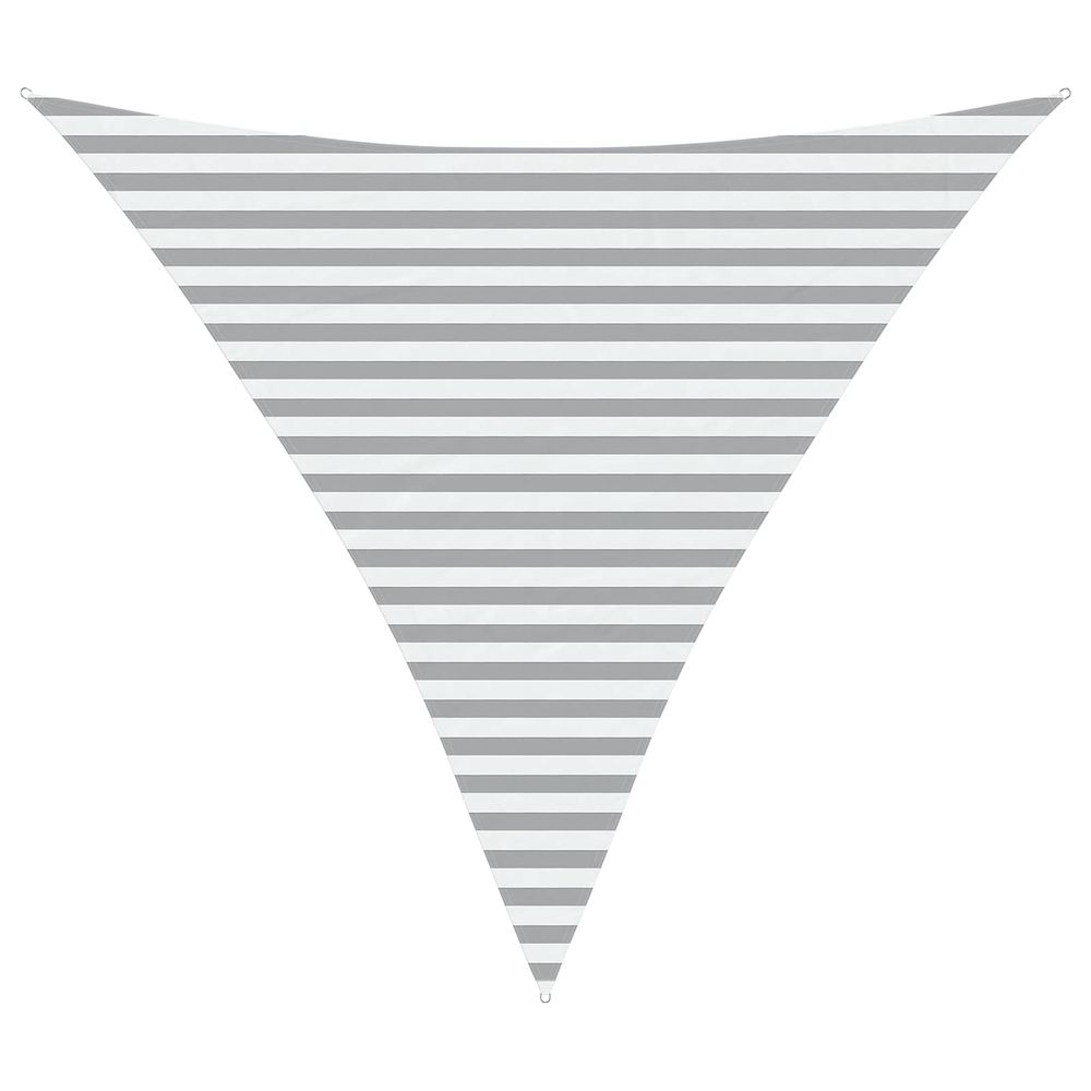 Voile d'ombre triangulaire 3,6 x 3,6 x 3,6 m