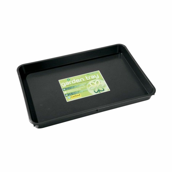 Plateau de jardin en polypropylène noir 57 x 39 x 5 cm