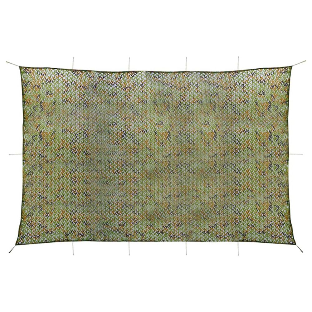 Filet de camouflage avec sac de rangement 5x7 m vert