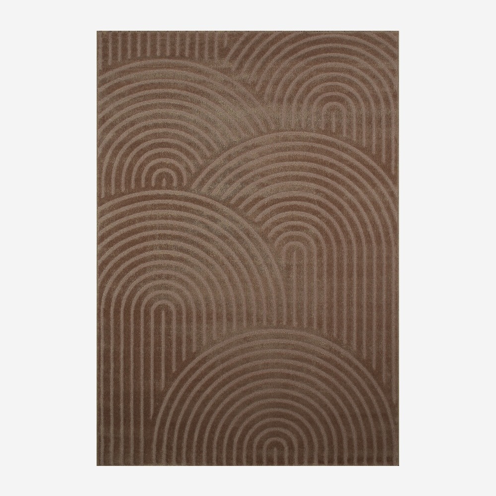 Tapis intérieur motif arches mocha - brad
