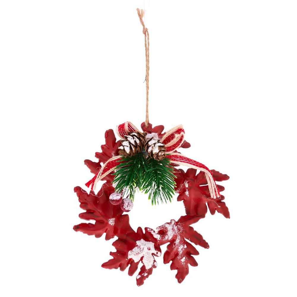 Sujet de noël couronne/flocon