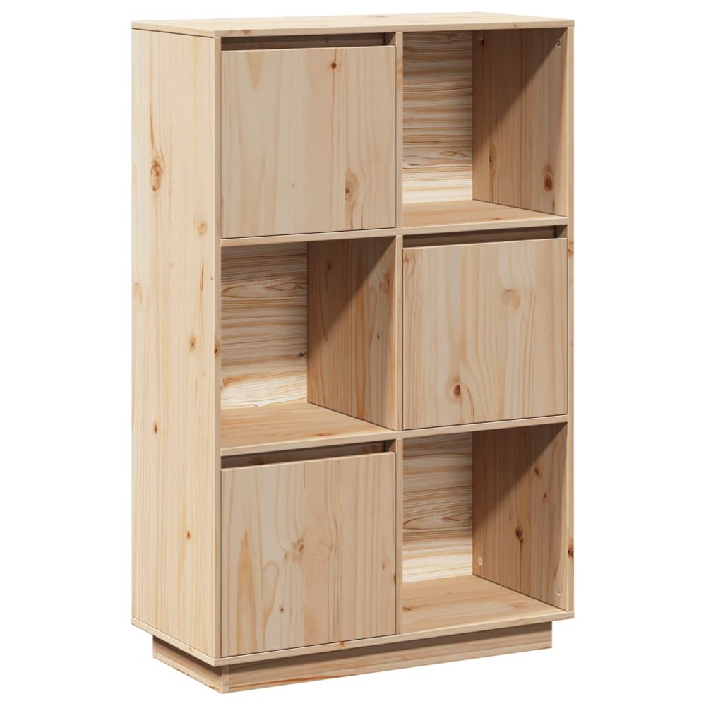 Buffet bahut commode armoire meuble de rangement organisateur cuisine salle de séjour salon haut 74 x 35 x 117 cm bois massif