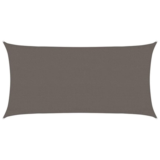 Voile d'ombrage 160 g/m² anthracite 3x6 m pehd