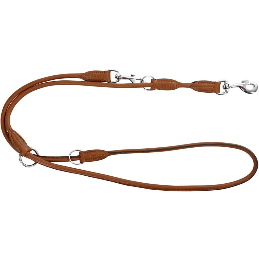 Laisse de guide pour chiens roma 2 m cuir marron 81098