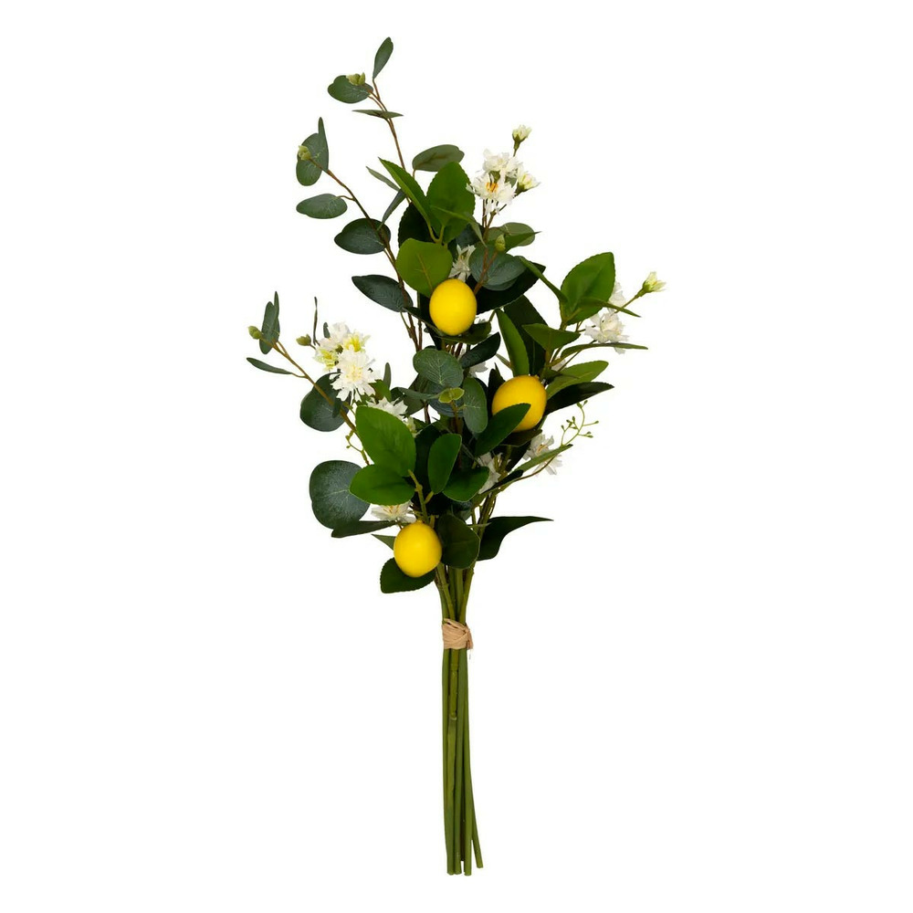 Bouquet artificiel citrons 