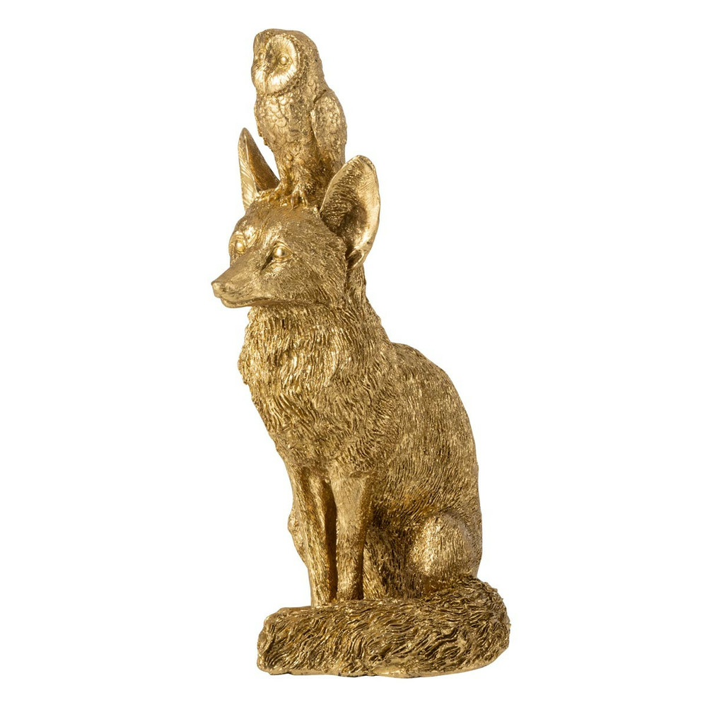 Statuette renard en résine 