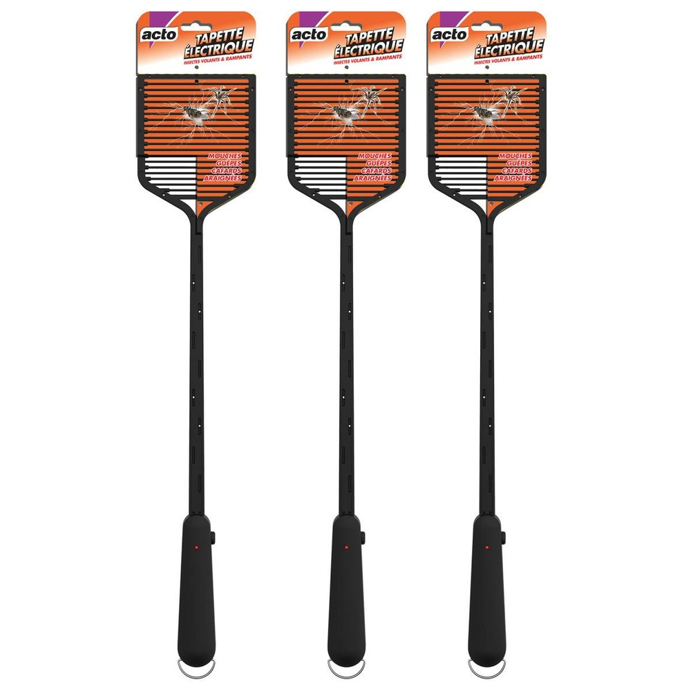 Acto tapette électrique anti-insectes - lot de 3 | efficacité immédiate