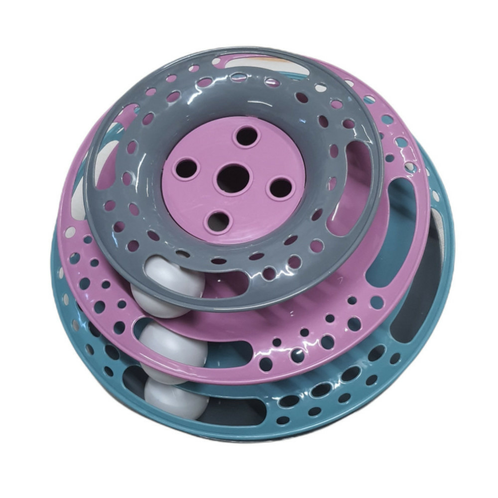 Jeux pour chat, catch the balls, taille ø25 x 13 cm.