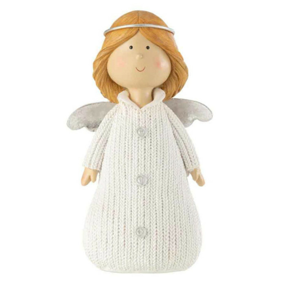 Statuette déco ange 29cm blanc