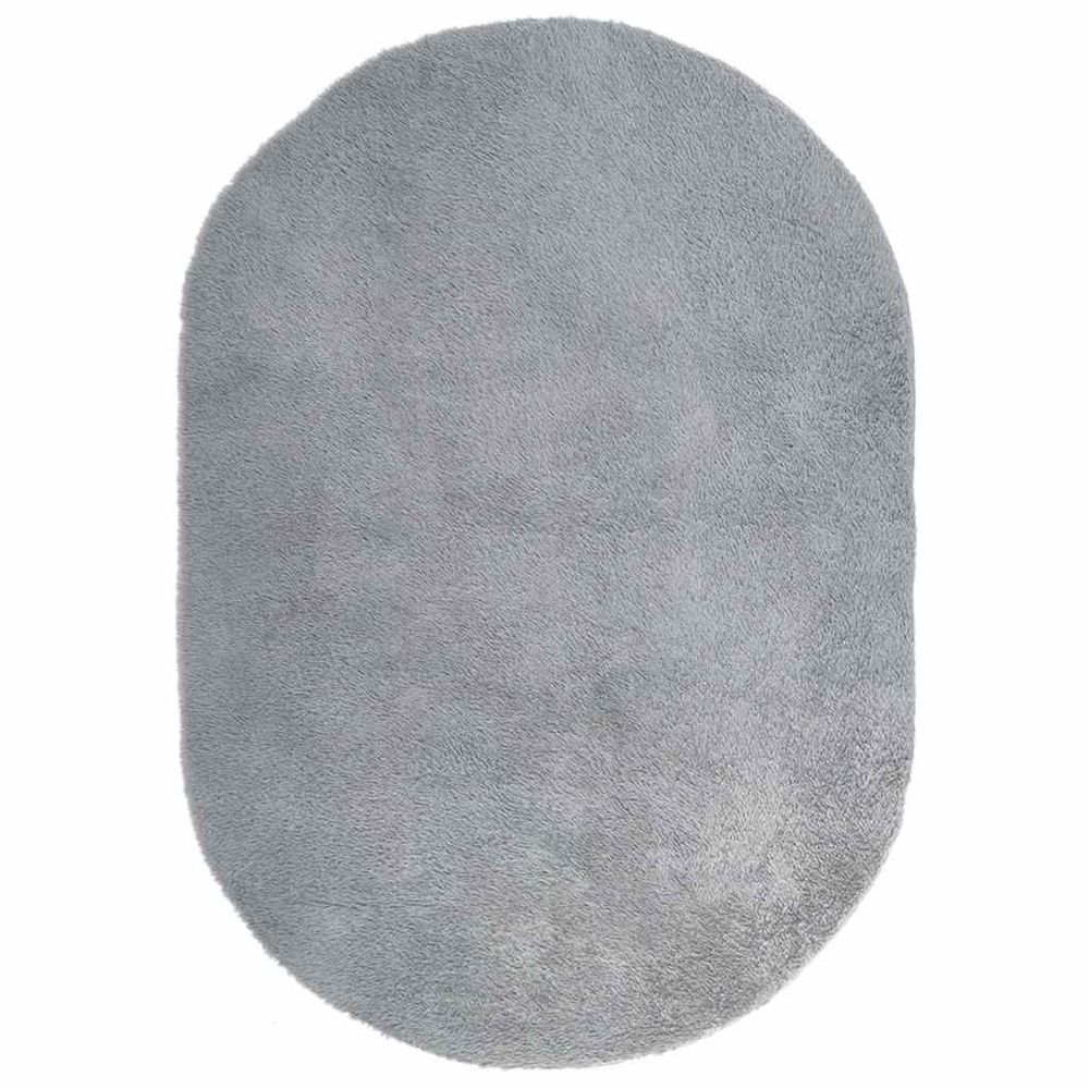 Tapis shaggy à poils longs navarra gris clair 300x200 cm