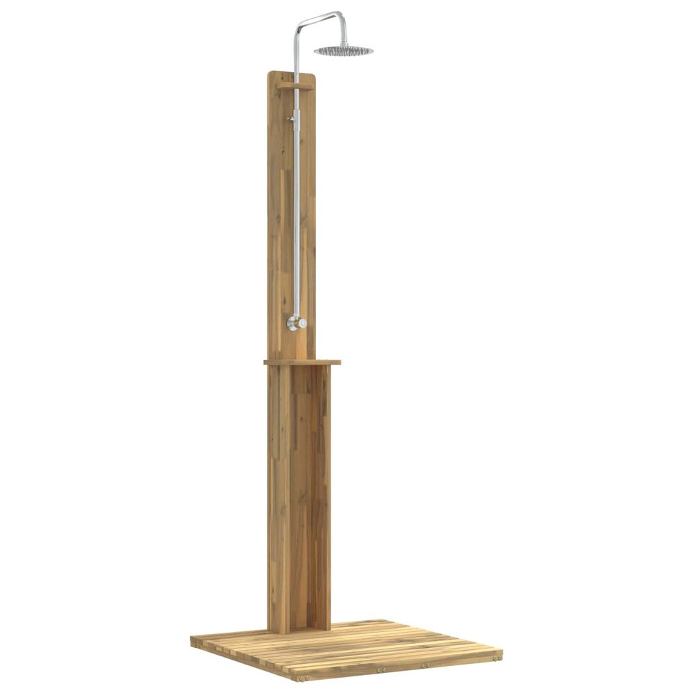 Douche d'extérieur 217 cm blanc
