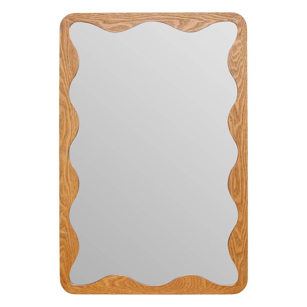 Miroir mural tinny marron 91x61cm