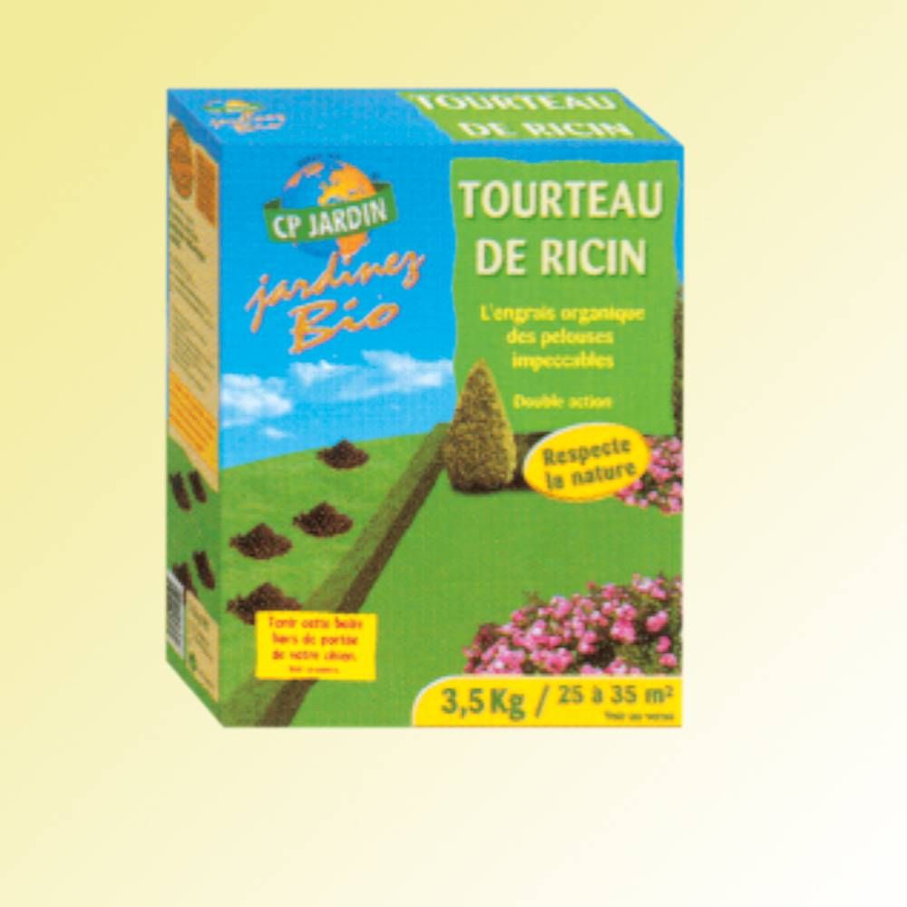 Tourteau de ricin - boite de 3.5 kg