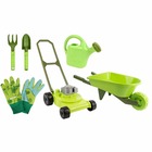 Kit petit jardinier accessoires pour enfant en plastique gants + petits outils +
