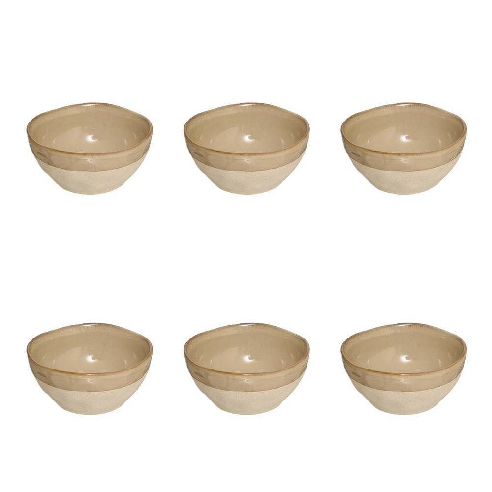 Lot de 6 bols en faïence 