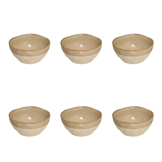 Lot de 6 bols en faïence