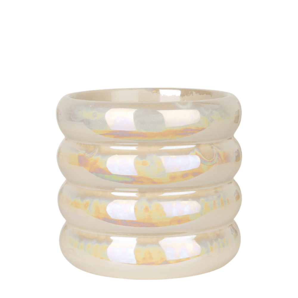 Cache-pot glow travertin - ø9 cm x h11,5 cm