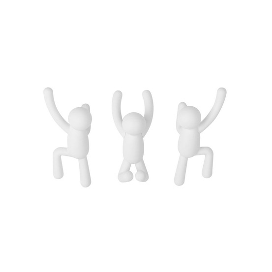 Patère bonhomme buddy (lot de 3)