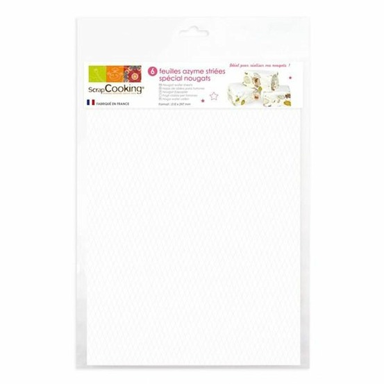 48 feuilles azyme blanches a4 pour nougat