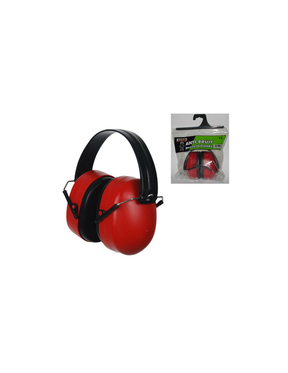 Casque anti-bruit 26 db avec oreillettes réglables. Norme en352-1. Produit livré avec cravate cross marketing lorsque commandées