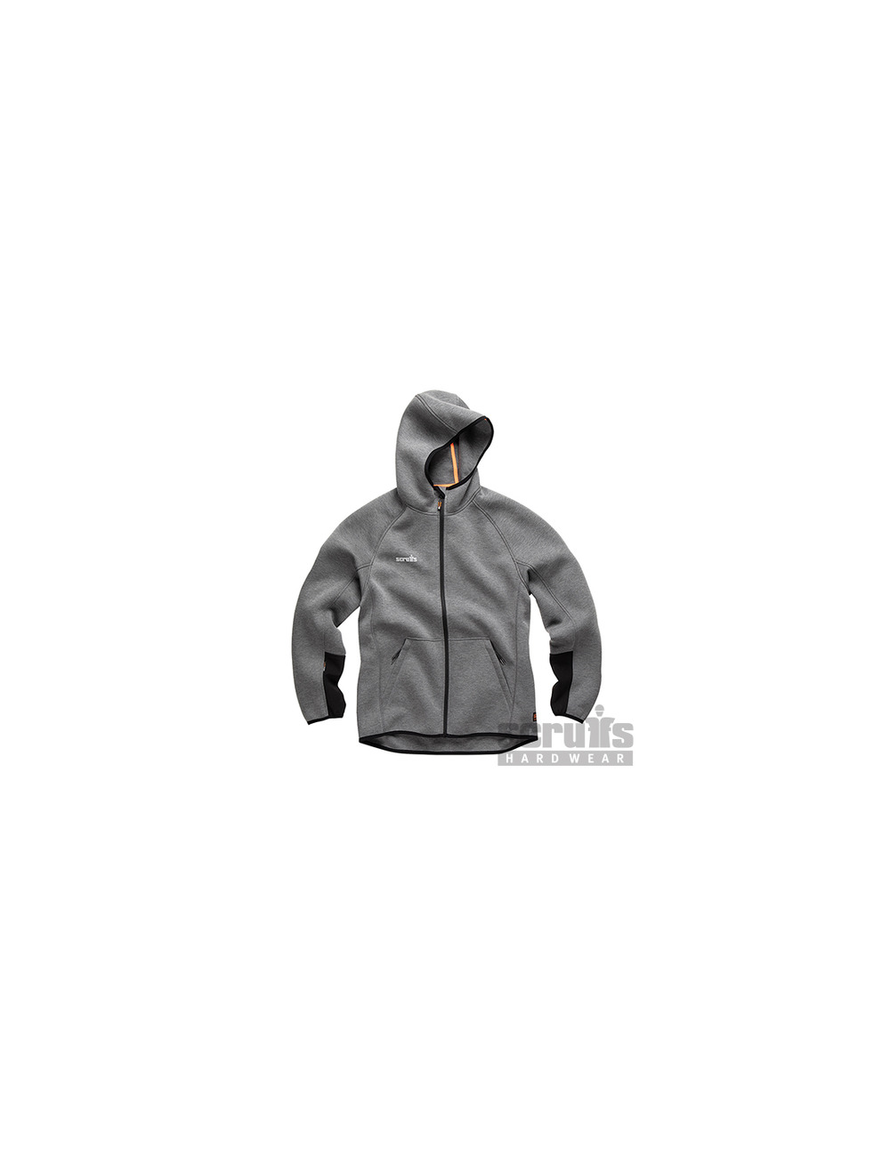 Scruffs - sweatshirt à capuche gris anthracite trade air-layer - taille l