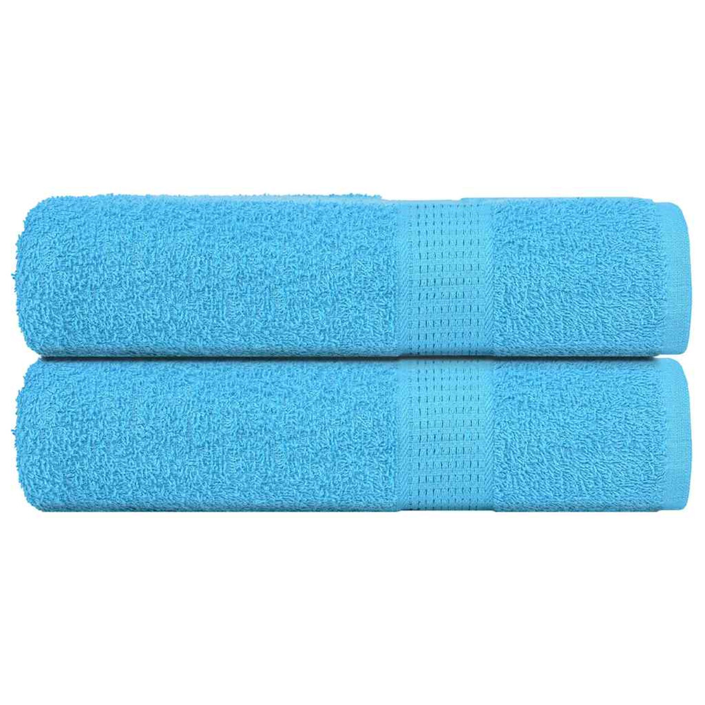 Essuie-mains frogn 2 pcs turquoise 50x100 cm 360 g/m²