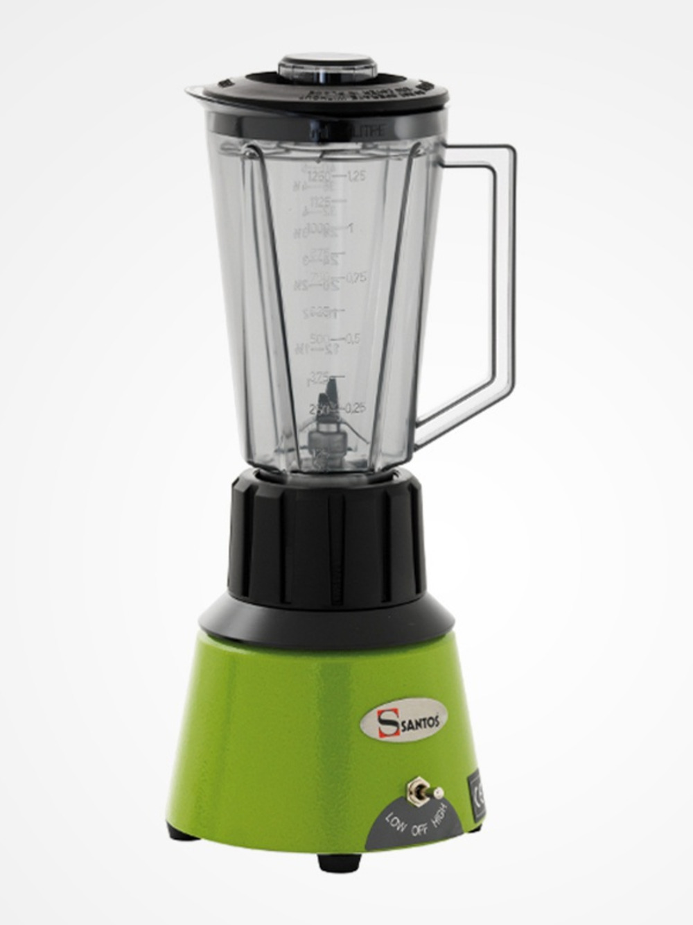 Blender mixeur de bar 1,25 l socle peint vert n°33 - santos