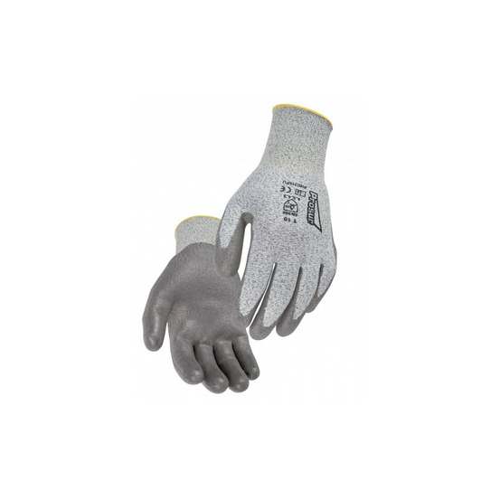 Gants anti coupure hdpe enduit pu gris granulé gris t8 singer phd315pu t8