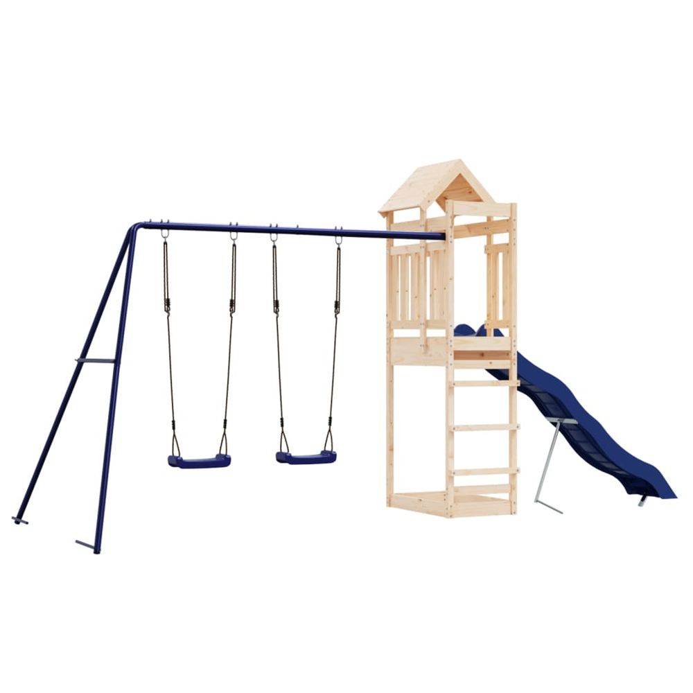 Aire de jeux d'extérieur bois de pin massif