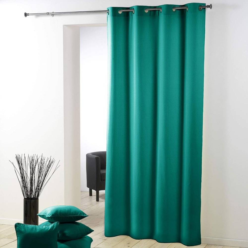 Rideau a oeillets plastique collection essentiel top color