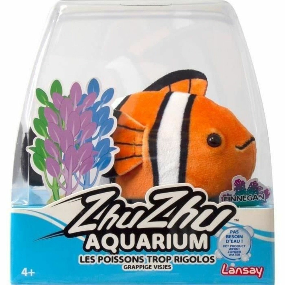 Figurine miniature zhu zhu aquarium - moon le poisson clown