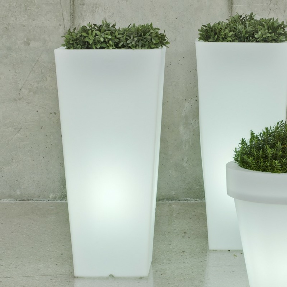 Pot lumineux melisa 30 smarttech, recharge solaire ou usb, avec télécommande