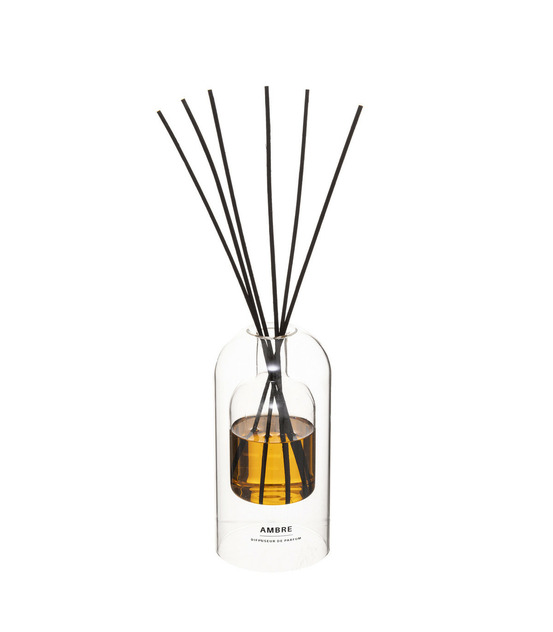 Diffuseur de parfum ambre 150 ml avec 6 bâtonnets