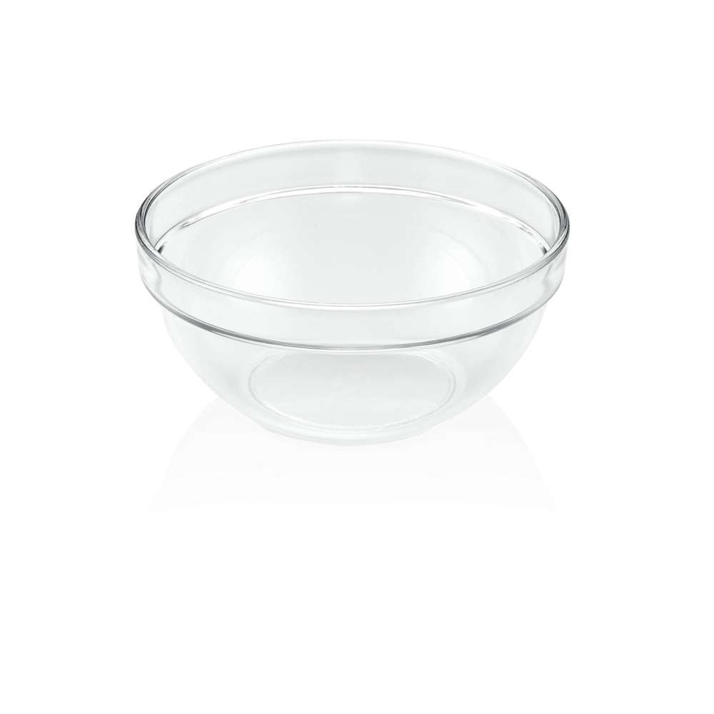 Bol pour plat d'accompagnement en polycarbonate 2 l h 95 mm ø 200 mm - lot de 3 - was germany