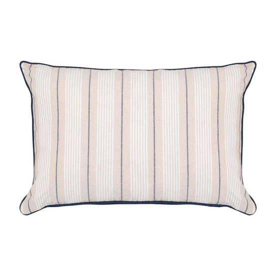 Coussin déco à rayures