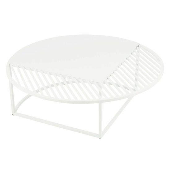 Table basse de jardin en métal