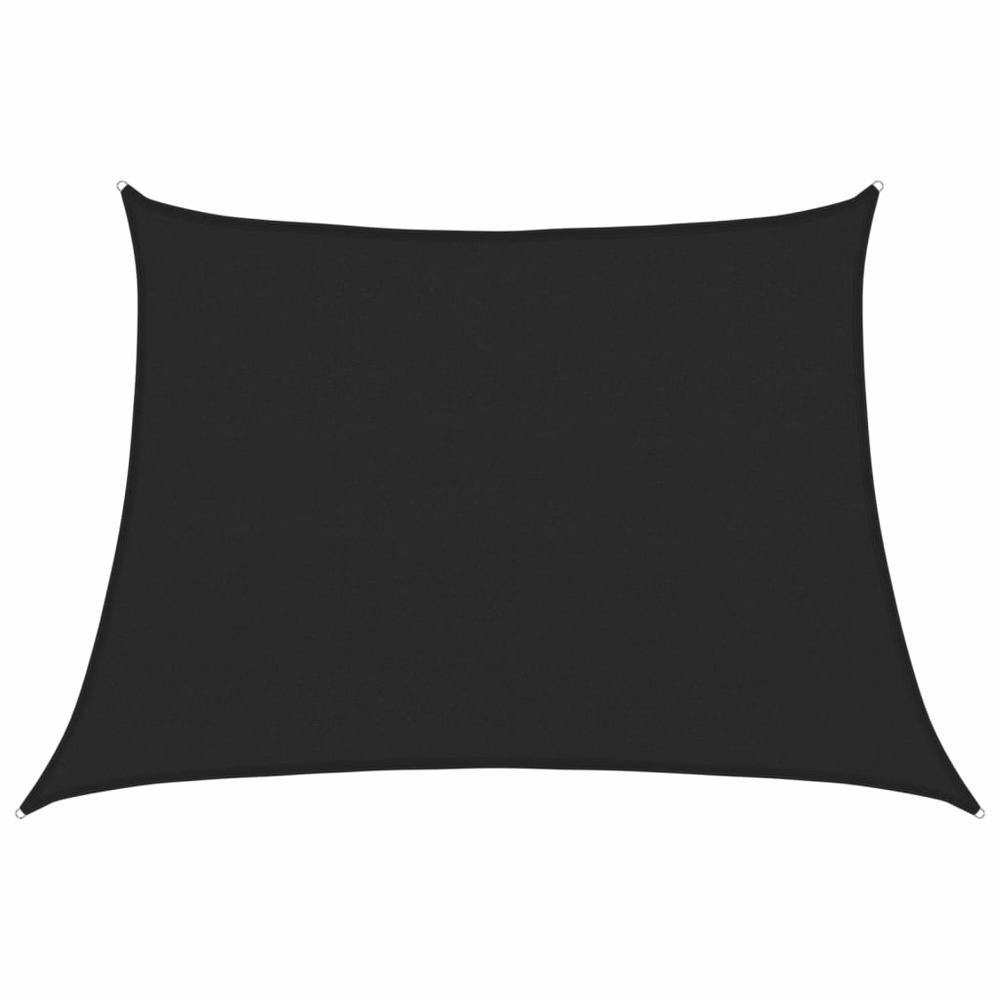 Voile d'ombrage 160 g/m² noir 4/5x3 m pehd