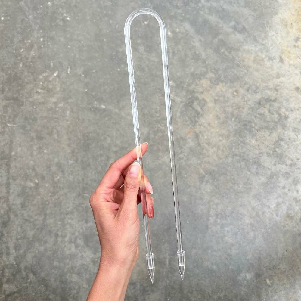 Tuteur hoya - tuteur arche pour hoya - tuteur acrylique transparent - support pour plantes grimpantes - xs - x1
