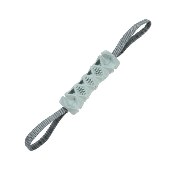 Jouet os tpr cache friandises 38.5 cm , kaki pour chien