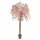 Cerisier artificiel retombant rose 180cm