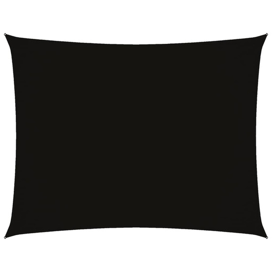 Voile de parasol tissu oxford rectangulaire 2,5x3,5 m noir