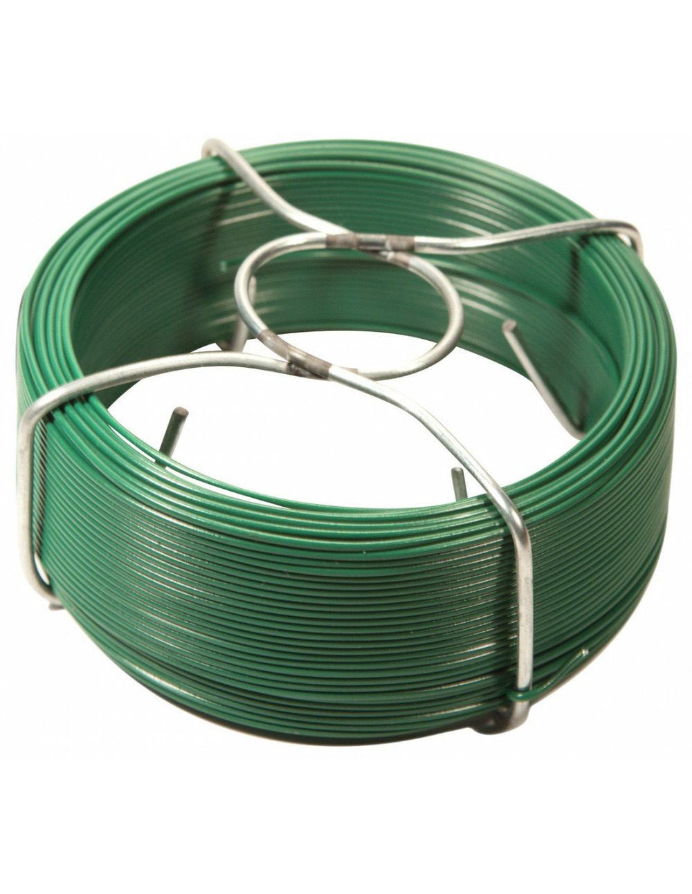 Bobinot plastifié plastifiée vert 1,5mm x 100m