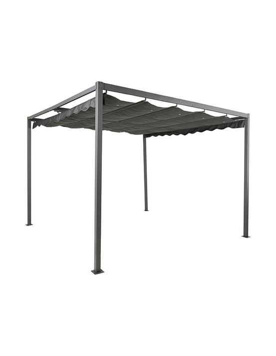 Pergola pour l'extérieur 300x300x220cm gris anthracite 891705