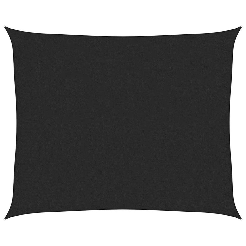 Voile d'ombrage 160 g/m² noir 2,5x3 m pehd