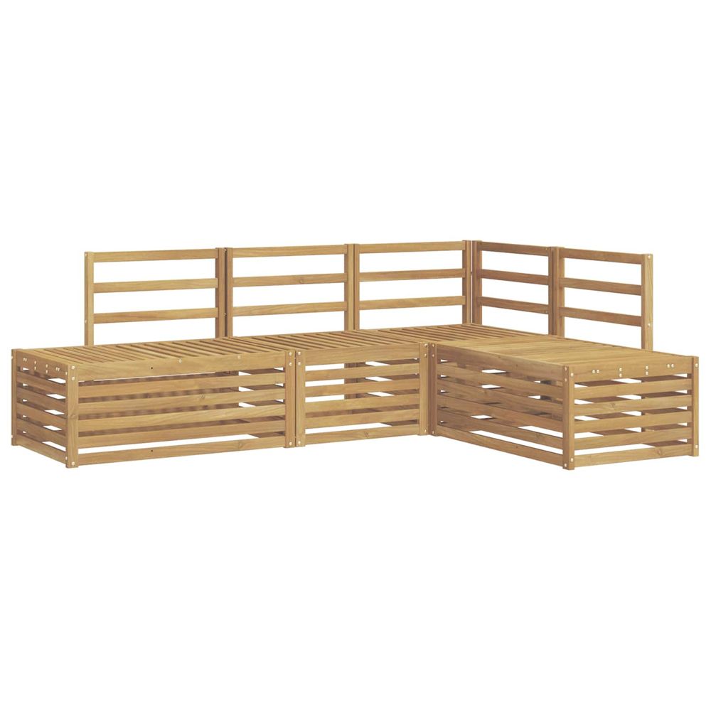 Ensemble de canapés d'extérieur 4 pièce blanc