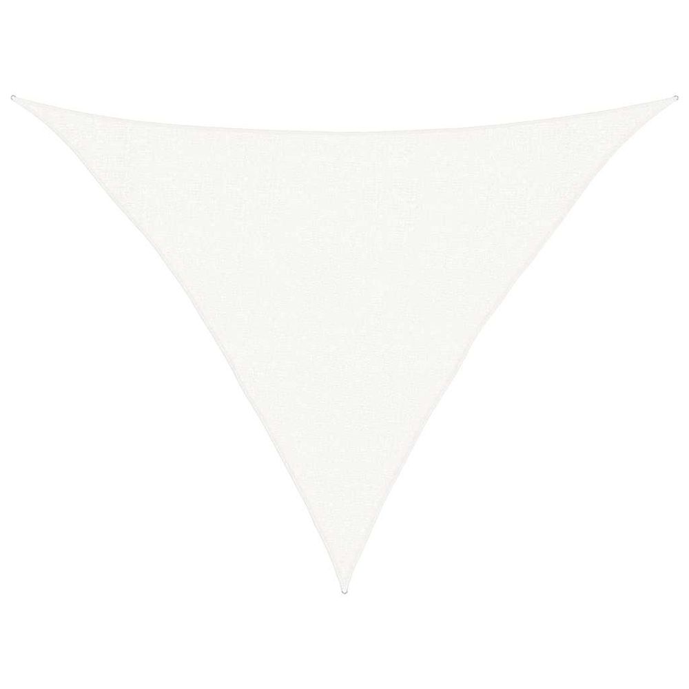 Voile d'ombrage 160 g/m² blanc 3x3x4,2 m pehd