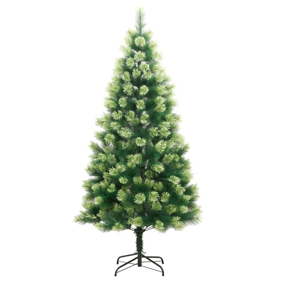 Sapin de noël artificiel à charnières avec support 240 cm