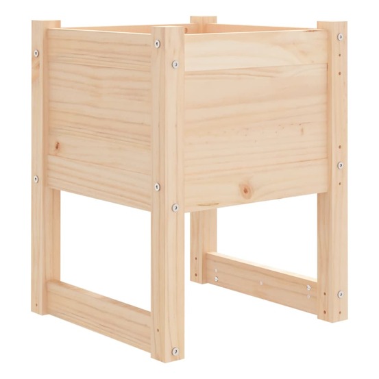Jardinière 40x40x52,5 cm bois massif de pin