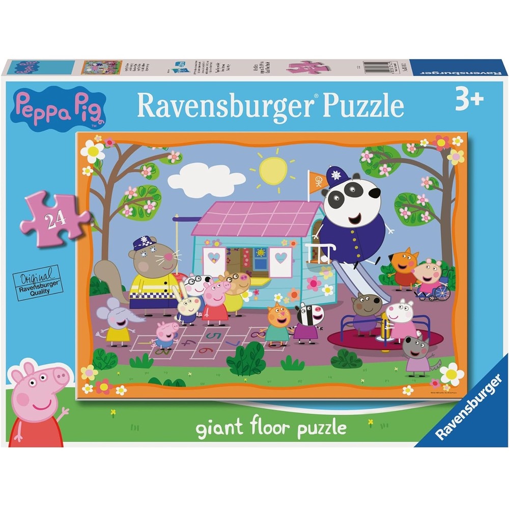 Puzzle géant le club de peppa pig 24 pcs